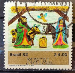C 1290 Selo Natal Religiao 1982 Circulado 5