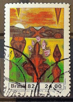 C 1300 Selo Deficiente Auditivo Saude 1982 Circulado 3