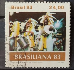 C 1305 Selo Carnaval Brasileiro Musica 1983 Circulado 15