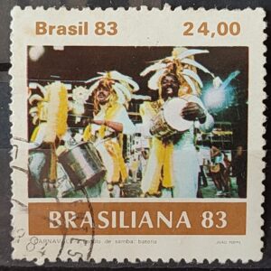 C 1305 Selo Carnaval Brasileiro Musica 1983 Circulado 15