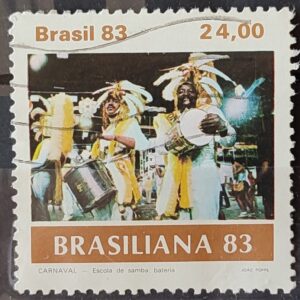 C 1305 Selo Carnaval Brasileiro Musica 1983 Circulado 16
