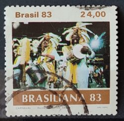 C 1305 Selo Carnaval Brasileiro Musica 1983 Circulado 17