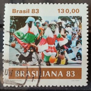 C 1306 Selo Carnaval Brasileiro Musica 1983 Circulado 1