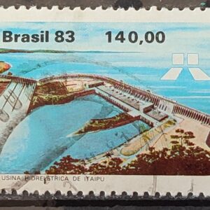 C 1311 Selo Usina Hidreletrica de Itaipu Energia Economia 1983 Circulado 18