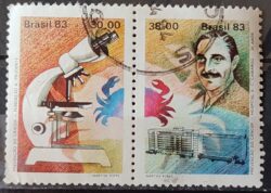 C 1313 Selo Preservacao do Cancer Saude Ciencia 1983 Circulado 1