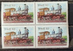 C 1328 Selo Patrimonio Ferroviario Brasileiro Trem 1983 Quadra