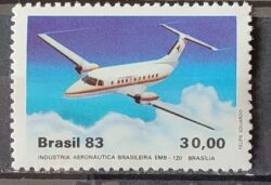 C 1347 Selo Industria Aeronautica Aviao Aviacao 1983