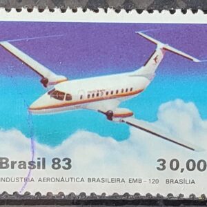 C 1347 Selo Industria Aeronautica Aviao Aviacao 1983 Circulado 1