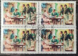 C 1349 Selo Semana da Patria Historia 1983 Quadra CBC DF