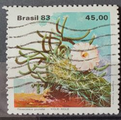 C 1351 Selo Flora Cacto 1983 Circulado 11
