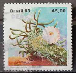 C 1351 Selo Flora Cacto 1983 Circulado 2