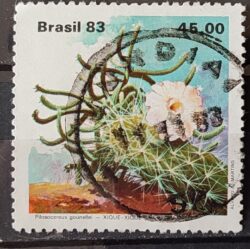 C 1351 Selo Flora Cacto 1983 Circulado 5