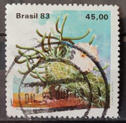 C 1351 Selo Flora Cacto 1983 Circulado 6