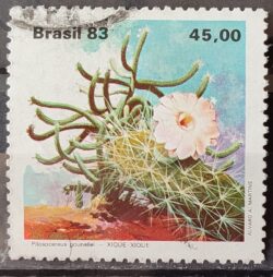 C 1351 Selo Flora Cacto 1983 Circulado 7