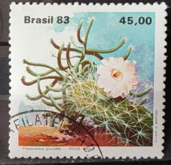 C 1351 Selo Flora Cacto 1983 Circulado 9