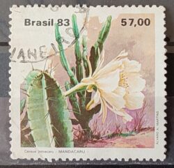 C 1353 Selo Flora Cacto 1983 Circulado 10