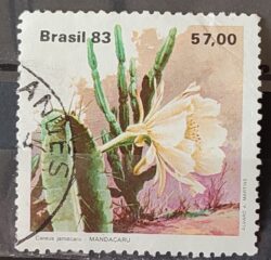 C 1353 Selo Flora Cacto 1983 Circulado 13