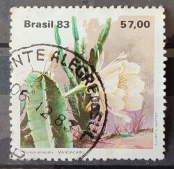 C 1353 Selo Flora Cacto 1983 Circulado 2