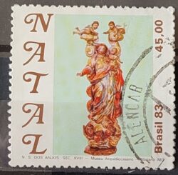 C 1358 Selo Natal Religiao 1983 Circulado 1