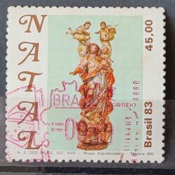 C 1358 Selo Natal Religiao 1983 Circulado 4