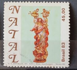 C 1358 Selo Natal Religiao 1983 Circulado 5