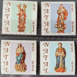 C 1358 Selo Natal Religiao 1983 Serie Completa