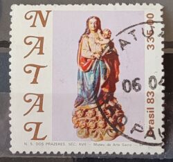 C 1360 Selo Natal Religiao 1983 Circulado 3