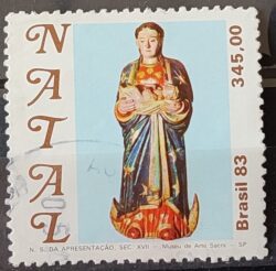 C 1361 Selo Natal Religiao 1983 Circulado 1