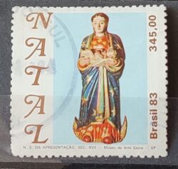 C 1361 Selo Natal Religiao 1983 Circulado 10