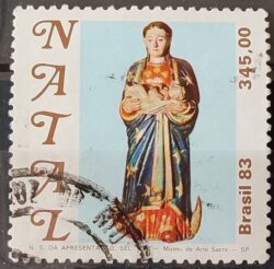 C 1361 Selo Natal Religiao 1983 Circulado 13