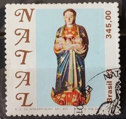 C 1361 Selo Natal Religiao 1983 Circulado 17