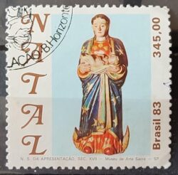 C 1361 Selo Natal Religiao 1983 Circulado 18