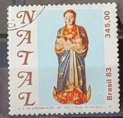 C 1361 Selo Natal Religiao 1983 Circulado 19