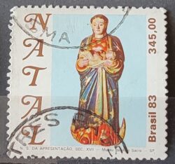 C 1361 Selo Natal Religiao 1983 Circulado 2