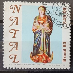 C 1361 Selo Natal Religiao 1983 Circulado 4