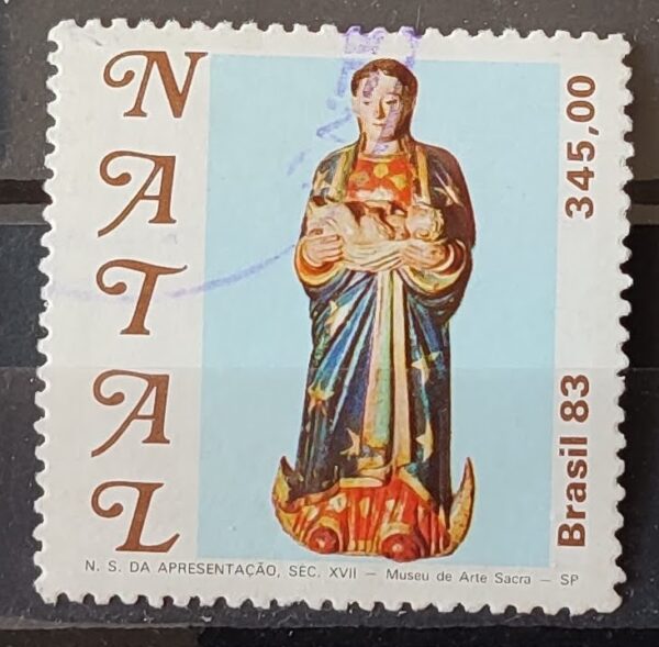 C 1361 Selo Natal Religiao 1983 Circulado 7