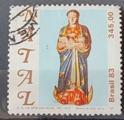 C 1361 Selo Natal Religiao 1983 Circulado 8
