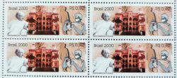 C 2280 Selo Centenario da Fundacao Oswaldo Cruz Fiocruz Ciencia Saude 2000 Quadra