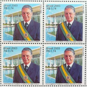 C 2552 Selo Presidente Fernando Henrique Cardoso 2003 Quadra