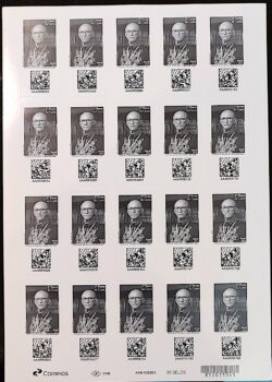 C 4018 Selo Centenario Oscar Dias Correa Politico Advogado Direito Justica 2021 Folha