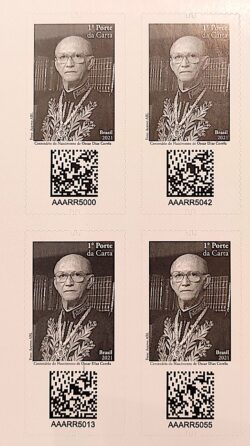 C 4018 Selo Centenario Oscar Dias Correa Politico Advogado Direito Justica 2021 Quadra