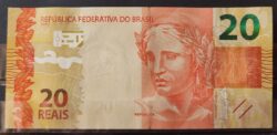 Cedula R$ 20 Reais Segunda Familia DC022195968 Levy e Tombini FE