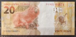 Cedula R$ 20 Reais Segunda Familia DC022190571 Levy e Tombini FE