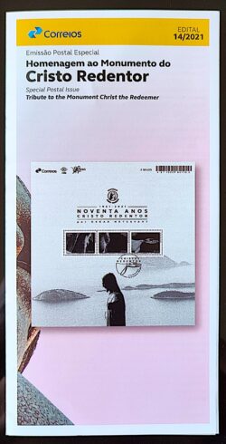 Edital 2021 14 Monumento Cristo Redentor Religiao Arquitetura Rio de Janeiro Sem Selo