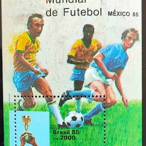 B 70 Selo Copa do Mundo de Futebol Mexico 1985