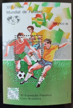 B 71 Bloco Copa do Mundo de Futebol Mexico 1986