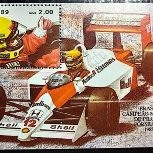 B 79 Bloco Ayrton Senna Formula 1 Carro Esporte 1989