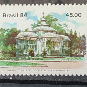 C 1372 Selo Centenario Palacio de Cristal Petropolis Arquitetura 1984 1