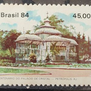 C 1372 Selo Centenario Palacio de Cristal Petropolis Arquitetura 1984 2