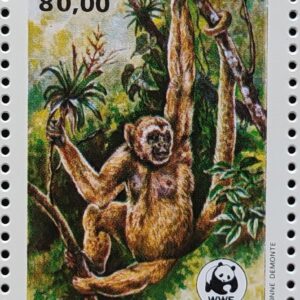 C 1402 Selo Fauna Brasileira Macaco 1984
